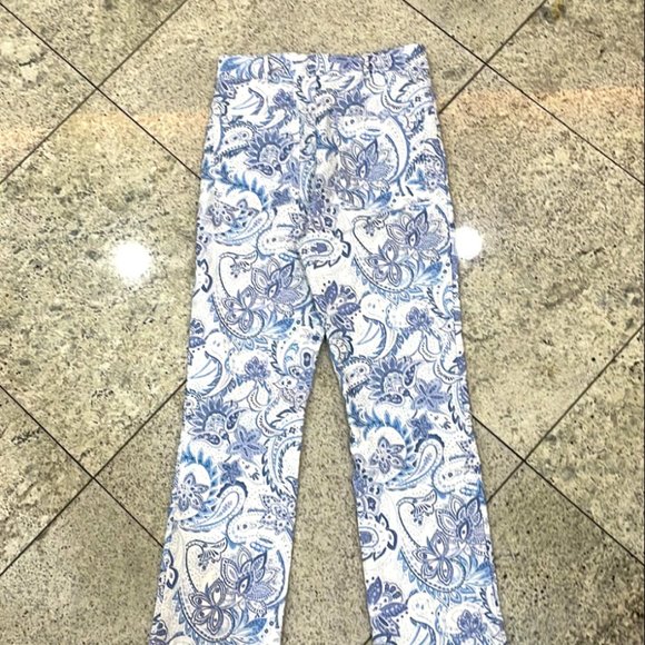 COPY - Zara Paisley Jeans, Size: medium women's - Picture 2 of 3
